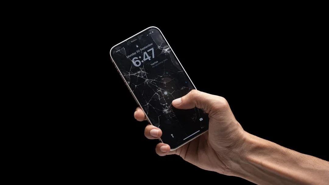 Smartphone Signal Broken Phone